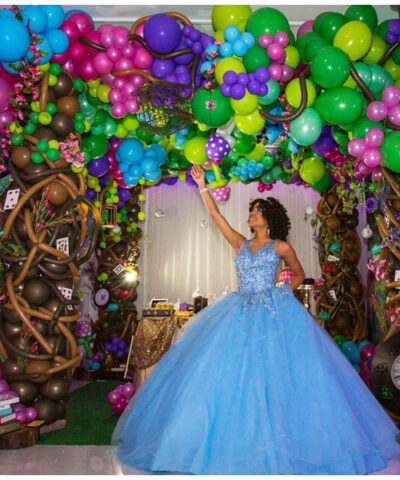 Balloon decorations | Quinceanera decorations | MV Fiestas in Dallas